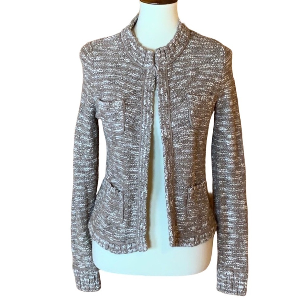 Ann Taylor Loft boucle cardigan sweater Size Small